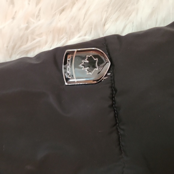 Noize Gigi parka in black, size small with faux fur hood - Picture 9 of 14